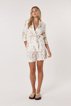 Load image into Gallery viewer, Ines Sequin Linen Blazer - Ecru