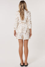 Load image into Gallery viewer, Ines Sequin Linen Blazer - Ecru