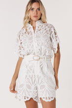 Load image into Gallery viewer, Elara Broderie Short - Ivory