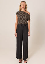 Load image into Gallery viewer, Dahlia Satin Pant - Bronze & Black