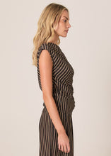 Load image into Gallery viewer, Everlyn Metallic Jersey Top - Multicolour