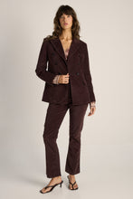 Load image into Gallery viewer, Rhea Velvet Blazer - Chocolate