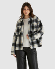 Load image into Gallery viewer, Zita Jacket - Charcoal Check