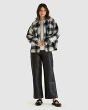Load image into Gallery viewer, Zita Jacket - Charcoal Check