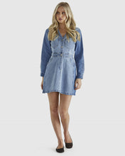 Load image into Gallery viewer, Rylie Dress - Mixed Denim
