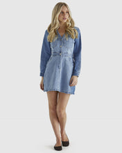 Load image into Gallery viewer, Rylie Dress - Mixed Denim