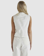 Load image into Gallery viewer, Marza Denim Vest - Bone Wash