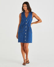 Load image into Gallery viewer, Sabine Denim Vest Dress