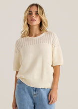 Load image into Gallery viewer, Cherri Tee - Cream, Olive & Black