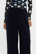 Load image into Gallery viewer, Eva Side Seam Pant - Navy/Cream