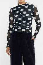 Load image into Gallery viewer, Eva Side Seam Pant - Navy/Cream