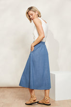 Load image into Gallery viewer, Playa Midi Skirt - Denim