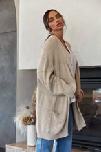 Load image into Gallery viewer, Metro Cardigan - OSFM - Buff