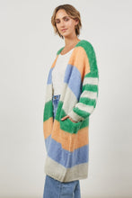 Load image into Gallery viewer, Serene Stripe Cardigan - Meadow Stripe - OSFM