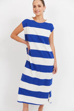 Load image into Gallery viewer, Jardin Stripe Tshirt Dress