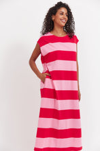 Load image into Gallery viewer, Jardin Stripe Tshirt Dress