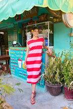 Load image into Gallery viewer, Jardin Stripe Tshirt Dress