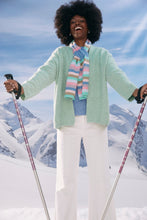 Load image into Gallery viewer, Ottawa Crop Cardigan ONE SIZE - Mint & Pink
