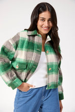 Load image into Gallery viewer, Fargo Cropped Jacket - Green