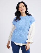 Load image into Gallery viewer, Bramble Knit Vest - Hydrangea
