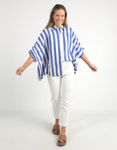 Load image into Gallery viewer, Palermo Stripe Shirt - Blue/Marshmallow
