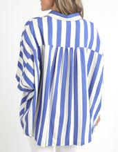 Load image into Gallery viewer, Palermo Stripe Shirt - Blue/Marshmallow
