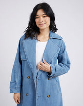 Load image into Gallery viewer, Elsie Denim Trench - Mid Wash Denim