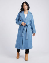 Load image into Gallery viewer, Elsie Denim Trench - Mid Wash Denim