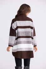 Load image into Gallery viewer, Louise Stripe Knit - Chocolate W White Stripe