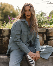 Load image into Gallery viewer, Cherry Denim Shirt - Pinstripe