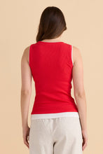 Load image into Gallery viewer, Thea Tank Top - Navy & Red