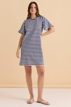 Load image into Gallery viewer, Darcy Dress - Navy Stripe