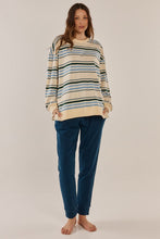 Load image into Gallery viewer, Easy Crew Sweat - Blue/Green Stripe