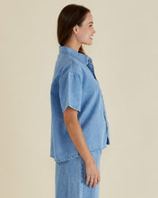 Load image into Gallery viewer, Saffra Short Sleeve Denim Shirt