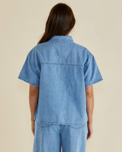 Load image into Gallery viewer, Saffra Short Sleeve Denim Shirt