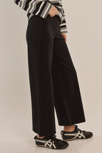 Load image into Gallery viewer, Wynn Wide Leg Ponte Pant - Black
