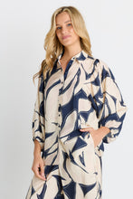 Load image into Gallery viewer, Nova Shirt - Navy Floral Print