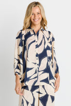 Load image into Gallery viewer, Nova Shirt - Navy Floral Print