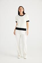 Load image into Gallery viewer, Tinker Knit Top - Black & White