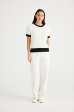 Load image into Gallery viewer, Tinker Knit Top - Black & White
