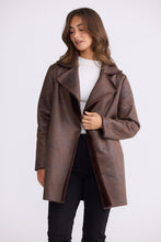 Load image into Gallery viewer, Odette Fur Coat - Chocolate