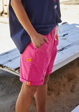 Load image into Gallery viewer, Slouchy Shorts - Denim, Black, Stonewash Green & Stonewash Blue