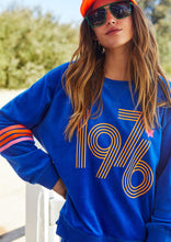 Load image into Gallery viewer, Retro 76 Velour Sweat - Royal