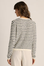 Load image into Gallery viewer, Elle Stripe Knit Cardigan - Navy/Cream