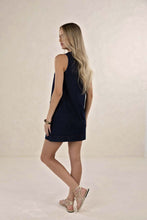 Load image into Gallery viewer, Ivy Denim Shift Dress - Dark Blue