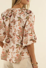 Load image into Gallery viewer, Bohemian Rose Blouse
