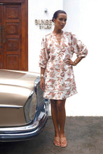 Load image into Gallery viewer, Bohemian Rose Shift Dress