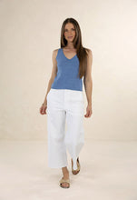 Load image into Gallery viewer, Margot Drill Pant - White
