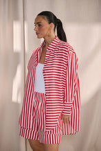 Load image into Gallery viewer, Homestead Shirt - Cherry Stripe