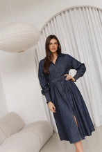 Load image into Gallery viewer, Denmark Denim Dress - Dark Ink